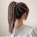 Sparkle Hair Chains - Rhinestone Clips for Braiding - Silver & Gold Extensions - 4 Count - Buy Online on GoSupps.com