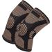 Elastic Knitted Knee Brace Sleeve - Breathable Support for Cycling Volleyball & Dancing | Unisex Knee Pads for Men Women & Kids - L Letter Printed Type - Buy Online on GoSupps.com