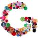 Greentime 1500 pcs Round Resin Buttons Mixed Color Assorted Sizes for Crafts Sewing DIY Manual Button Painting DIY Handmade Ornament Buttons  2 Holes and 4 Holes - Buy Online on GoSupps.com