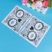 Frcolor 2pcs Temporary Skeleton Tattoos Day of The Dead Supplies Waterproof Face Tattos for Halloween - Buy Online on GoSupps.com
