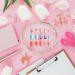 Shop Ouligay Pink Manicure Art Resin Nail Palette | Nail Art Makeup Display & Tools for Stunning Designs - Buy Online on GoSupps.com