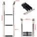 Amarine Made 3 Step Stainless Steel Telescoping Boat Ladder | Marine Swim Step - Buy Online on GoSupps.com