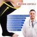 ZfSock Compression Stockings for Thick Calves - Medical Support Socks for Men & Women | 20-30mmHg Travel Socks | Oversize 5XL - Open Toe Design in Black - Buy Online on GoSupps.com