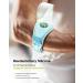 Rakiie Elbow Bandage Pro 2-Pack - Enhanced Support with Silicone Pads for Tendonal Infections & Pain Relief - Ideal for Both Men & Women - Light Blue - Buy Online on GoSupps.com