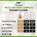 miNATURALS Psyllium Husk Capsules | 300 Ct. - 1325 mg Psyllium Per Serving | Psyllium Complex Fiber Pills with 6 Herbs | Gentle Bulk-Forming Laxative Supplement for Constipation Relief | Made in Canada - Buy Online on GoSupps.com