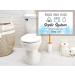 Septic Tank Sign for Toilet | Fun Novelty Adhesive Bathroom Sign | Septic System Signs for International Shipping - Buy Online on GoSupps.com