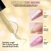 Makartt Liner Gel Nail Polish 2 Colors Glitter Silver Golden Gel Nail Art Paint Soak Off UV Curing Built in Thin Nail Brush DIY Art Design Home & Nail Salon Manicure Drawing Kit 2 Colors Glitter Collection 8 ml-(Pack of Two) - Buy Online on GoSupps.com