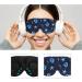 2 Pack 3D Contour Cup Sleep Masks for Men and Women - Ocean Stars Design | Adjustable Headband, Soft & Comfortable Blindfold for Travel, Yoga - Block Out Light for Better Sleep - Buy Online on GoSupps.com
