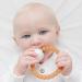 Ryan and Rose Cutie Teether Rattle - Rubber Clear | Eco-Friendly Teething Toy - Buy Online on GoSupps.com
