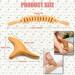 Baymate Wooden Massage Roller Set | 12 Round Body Relief Tools for Back Neck & Waist Pain - Handle Included - Buy Online on GoSupps.com