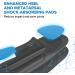 2023 Running Insoles | Odor Neutralizing, Sweat Absorbent, Arch Support | Men/Women Size M (9-10.5/10-11.5) Black - Buy Online on GoSupps.com
