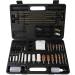Vicbre gun cleaning kit weapons cleaning set for hunting rifle handfire weapon Schrot shotgun cleaning tool kit cotton mop bronze bore brush gun jag & tips for all calibers with suitcase black