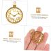 60 Pcs Clock Accessories Clocks Jewlery Charm Bracelets DIY Pendant Charms Supplies Bell Shaped 3.6X2.8cm Golden - Buy Online on GoSupps.com
