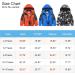 Pursky Boys Waterproof Ski Jacket - Kids Winter Snow Coat Parka 8-9 Years Green Printed - Buy Online on GoSupps.com
