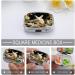 Pill Box - White Rabbit & Lilies Print | 2 Compartment Decorative Metal Pill Organizer | Portable Medicine Case for Pocket & Purse - Buy Online on GoSupps.com