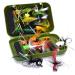 Fishing Flies Assortment Foam Popper Flies 10/12/16pcs Topwater Flies for for Bass & Panfish 16PCS Assortment in Double-Sided Box