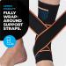 VITTO Ankle Support for Sprained Ankle Arthritis Joint Pain Strains Ankle Injury Recovery Rehab Sports Basketball - Multi Zone Compression Sleeve (M with Strap) M with Strap 1 - Buy Online on GoSupps.com