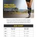 Buy Cambivo Calf Compression Bandages & Stockings for Sports - L-XL Blue | Support for Swelling & Relaxation - Men & Women - Buy Online on GoSupps.com