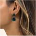 Vintage Emerald Square Drop Earrings | Luxury Green Crystal Jewelry for Women - Buy Online on GoSupps.com