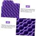 Housoutil 2 1 Makeup Brush Cleaning Pad Portable Hair Brush Cosmetic Brush Scrubber Mat Silicone Holder Portable Brush Cleaner Mat Silicone Tools Drying Rack Purple Silica Gel 2 in 1 11X10cm Purple - Buy Online on GoSupps.com