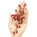 BETITETO Red Crystal Bridal Hair Piece | Gold Vine Flower Hair Comb for Wedding & Special Occasions - Buy Online on GoSupps.com