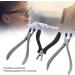 Buy 3x Glasses Tongs - Non-Slip Borderless Glasses Pliers & Repair Tools Set for Easy Glasses Adjustment & Repair - Buy Online on GoSupps.com