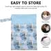 Menstruation Pads Storage Bag with Zipper - Sky Blue/Blue Sanitary Napkin Organizer for Women & Girls - International Shipping Available - Buy Online on GoSupps.com