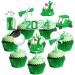 Sursurprise Senior Night Golf Decorations 36Pcs Golf Graduation Cupcake Toppers Golf Player Sports Team 2024 Graduation Party Supplies for High School College