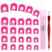 28pcs nail stencil nail polish pencil nail stencil for painting stencils nail painting aid nail polish remover pencil nail art pent nail art nail art