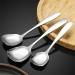 Arithmetic Square Head Stainless Steel Spoons Square Spoons Stainless Steel Square Spoon Square Head Spoons Arithmetic Square Head Spoon Square Head Serving Spoons 6pcs L - Buy Online on GoSupps.com