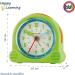 Jacques Farel Happy Learning Alarm Clock | Childrens Analog Quartz with Snooze & Light - Green & Blue | International Shipping - Buy Online on GoSupps.com