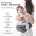SUNVENO Baby Hipseat Carrier  Ergonomic Hip Seat Safety Carrier for Mom Lightweight Certified Cotton Soft Carrier for Newborns  Toddlers  6-48 lbs  Grey - Buy Online on GoSupps.com
