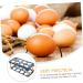 COLLBATH Box Egg Carton Eggs Plastic Stand Plastic Pallet Egg Storage Case Refrigerator Crisper re-usable Blue 22.3X10.1X8.9CM - Buy Online on GoSupps.com