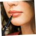 FRCOLOR Lip Brush smudge stick lip stick lip gloss applicators round applicator make up Tricolor lipstick brush lip balm Makeup Tools beauty tools aluminum makeup brush Lip Gloss Brush 13.40X0.90X0.90CM Black - Buy Online on GoSupps.com