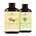 Handcraft Blends Zest & Spice Set: Lemongrass and Cinnamon Essential Oils (2 x 4 Fl Oz) 100% Pure & Natural for Diffuser Aromatherapy and DIY Projects