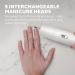 HoMedics Luxury 5 in 1 Electric Manicure/Pedicure Set - Five attachments to clean repair shape file and polish your nails MAN-1300-EU - Buy Online on GoSupps.com
