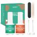 2 into 1 Dip Powder Liquid Set 15ml/0.5oz/Bottle Dipping Powder System Essential Set Base & Top Coat with Activator No Need Nail Lamp Cured Fast Dry Good for Nail Salon and Nail Beginners
