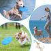 Nobleza Dog Frisbee 2 Pack Large Natural Rubber Frisbee Dog Toy Durable Dog Flying Disc Saucer Floating Lightweight Interactive Fetch Toy for Dogs Training Diameter 20 cm Blue & Green Two-color mixed - Buy Online on GoSupps.com