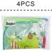 Baogaier Baby Long Sleeves Waterproof Bibs 4 PCS - Toddler Feeding Apron for Boys 6-36 Months Blue - Buy Online on GoSupps.com