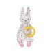 Manhattan Toy Cherry Blossom Days Baby Bunny Soothing Mini Blankie with Removable Silicone Teether Bunny Blankie