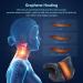 Heated Cervical Neck Traction Device with Graphene Heating Pad - Neck Stretcher for Pain Relief and Spine Alignment - Soft Cervical Pillow (Black) - Buy Online on GoSupps.com