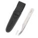 Pafason Stainless Steel Eyelash Extension Tweezers Set-Precision Tweezers for Grafting 2D-8D Volume & Individual False Lashes Extensions with PU Leather Case Dolphin