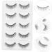 minkissy 5 Pairs False Eyelashes Eyelash Cosmetic Banana Hair Claw Clips Pink False Lashes Wispy Eyelashes Cross Eye Lashes Wheelchair Footrests Fake Lashes Tool Artificial Fiber Manual 3d - Buy Online on GoSupps.com