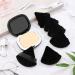 Suclain 48 Pcs Velour Triangle Powder Puff Set - Soft Makeup Puffs for Wet and Dry Application - Black - Buy Online on GoSupps.com