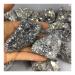 1PC Natural Electroplated Crystal Cluster Crystal Electroplating Titanium Quartz Cluster Stone Natural Quartz Crystal Natural Luster (Size : 150-200g)