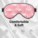 Summer Flamingo Palm Leaves Eye Mask Comfortable Sleep Aid for Deep Sleep Yoga Travel & Meditation 1 Count - Buy Online on GoSupps.com