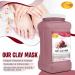 SPA REDI Pomegranate Clay Mask 128 Oz - Deep Cleansing Detoxifying & Hydrating for Pedicure & Body | Natural Bentonite Clay - Buy Online on GoSupps.com