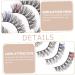 VINTORKY 10 Pairs Color five pairs of eyelashes fake eyelases false eyelashes red eyelashes extensions fluffy eye lashes wispy colored eyelashes fluffy colored cosplay Imitation set - Buy Online on GoSupps.com