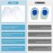 2 Pair Gel Silicone Heel Cups - Heavy Duty Gel Inserts for Achilles Tendonitis & Bone Spurs Relief - Cushioned Heel Lifts for Men & Women - Shock Absorption Support - Buy Online on GoSupps.com