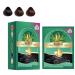 Protein Color Protect Hair Color Cream Plant Extract Hair Dye Essence Plant Extract Hair Coloring Cream Permanent Hair Color Triple Care Hair Color for Gray Hair Coverage Hair Dye (Black)